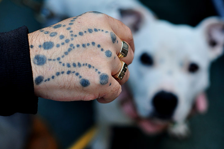 In pictures: hard: Woolwich ferry passengers