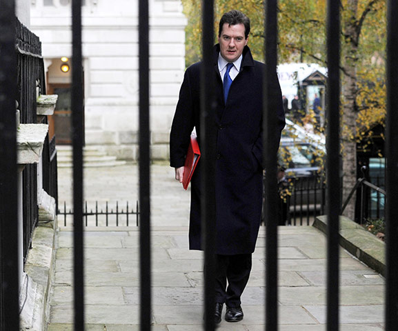 Business Week in Pictures: George Osborne arrives for a cabinet meeting at 10 Downing Street in London