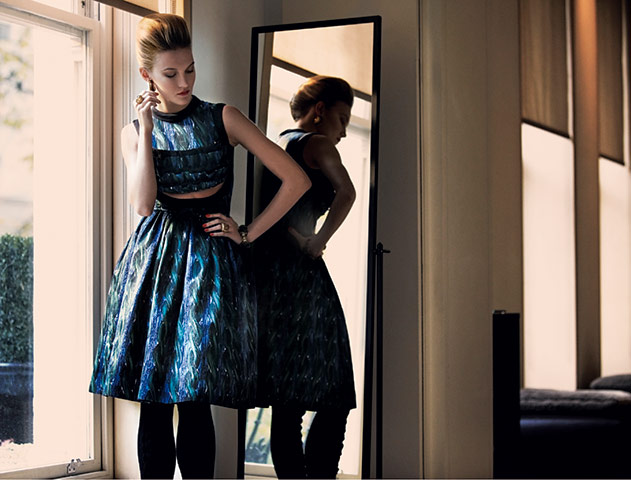 Every inch a lady: Prada dress