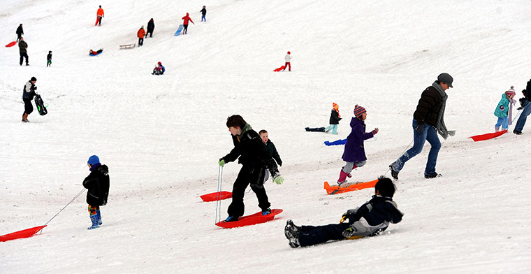 Snowy weather: Snowy weather