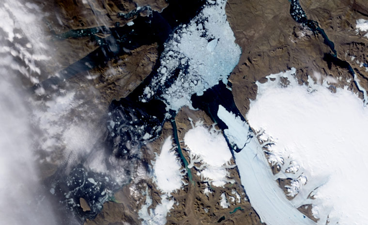 Year in Climate: Petermann Glacier 