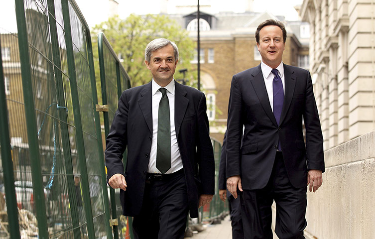 Year in Climate: David Cameron and  Energy and Climate Change Secretary , Chris Huhne