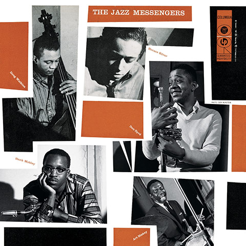 Neil Fujita: The Jazz Messengers, 1956. Album cover designed by Neil Fujita
