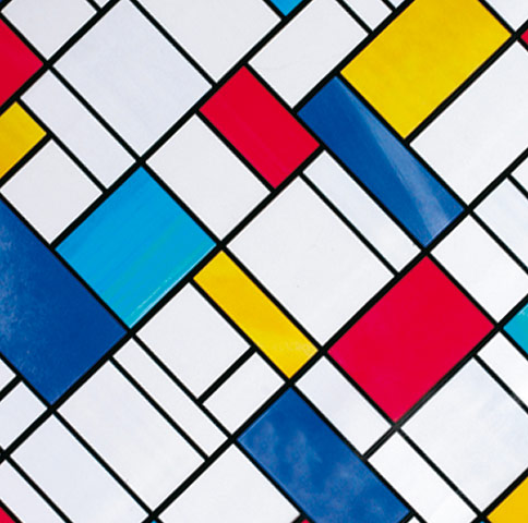 Sticky vinyl: Sticky vinyl: Mondrian
