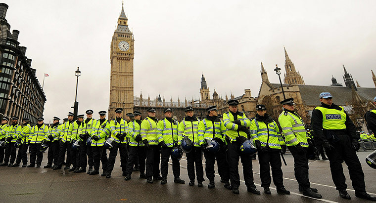 Student protests in London