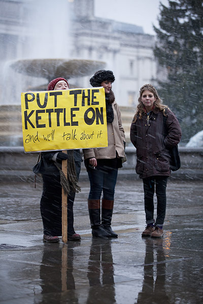 Students protest 3rd day: Students protest 3rd day