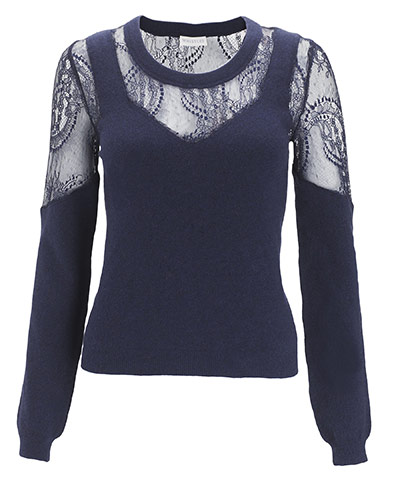 lace: lace jumper from Whistles
