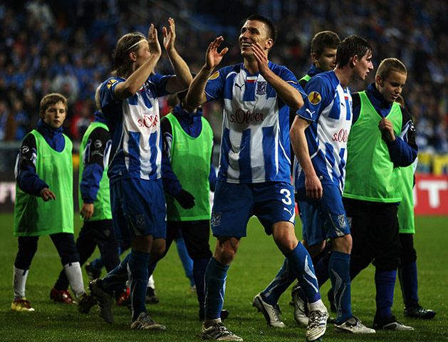 football: KKS Lech Poznan v Manchester City - UEFA Europa League