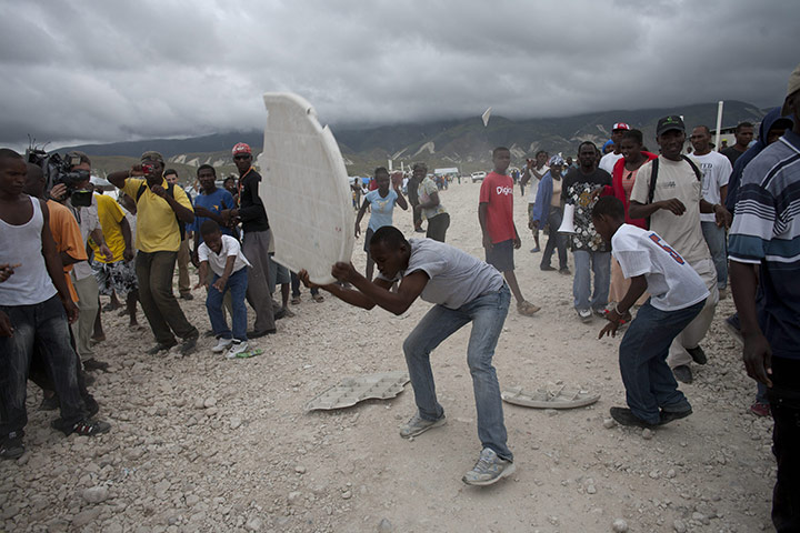 Haiti Camp: Haiti braced for Tropical Storm Tomas