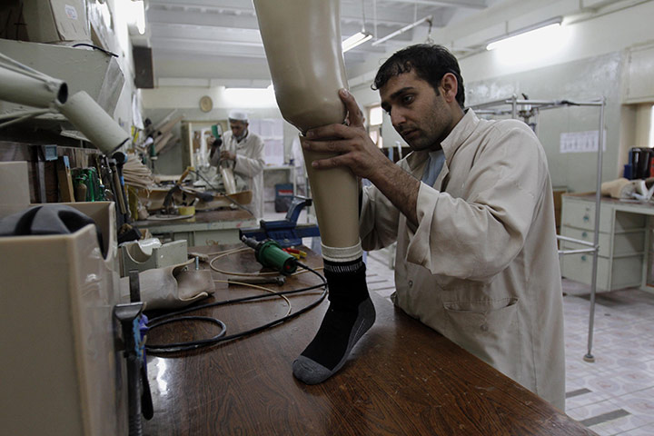 Haiti Camp: Disabled Afghans