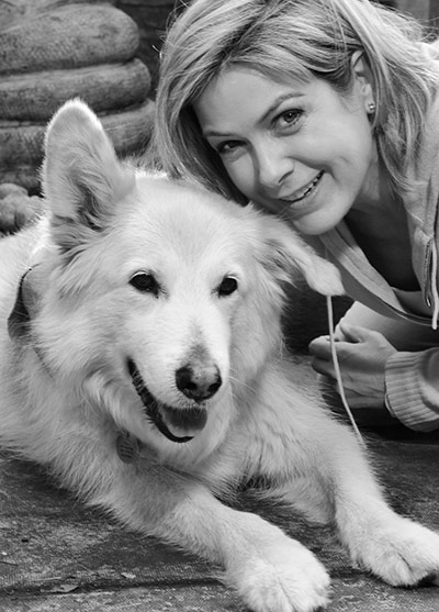 Dogs: Celebrity Photo Ehibition for Guide Dogs Penny Smith – Banjo