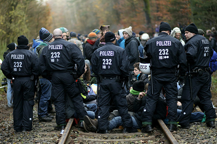 Anti-nuclear protests: Castor - Nuclear Waste Transport