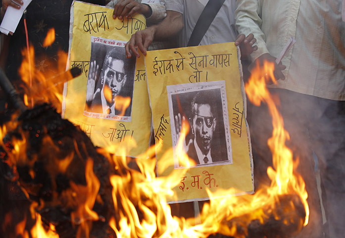 obama in India: anti-US protests in India