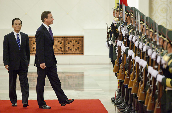 Cameron in China: David Cameron visits China