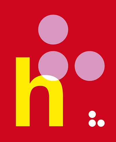 Alphabets book: H from the braille alphabet