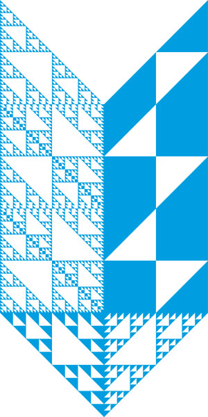 Alphabets book: V from Kögra typeface