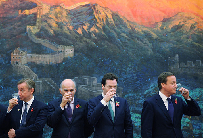 Cameron in china 2: British trade delegation to China
