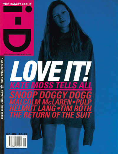 i-D: The Smart Issue December 1993 with Kate Moss