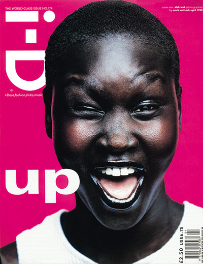 i-D: The World Class Issue April 1998 with Alek Wek