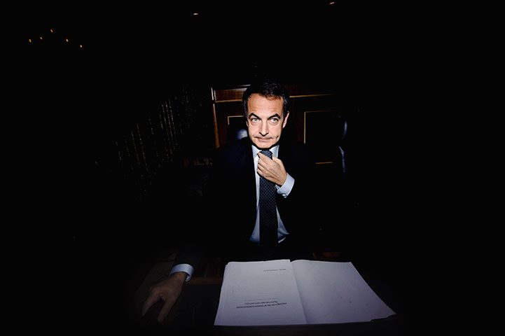 24 hours in pictures: Jose Luis Rodriguez Zapatero at the Spanish Parliament