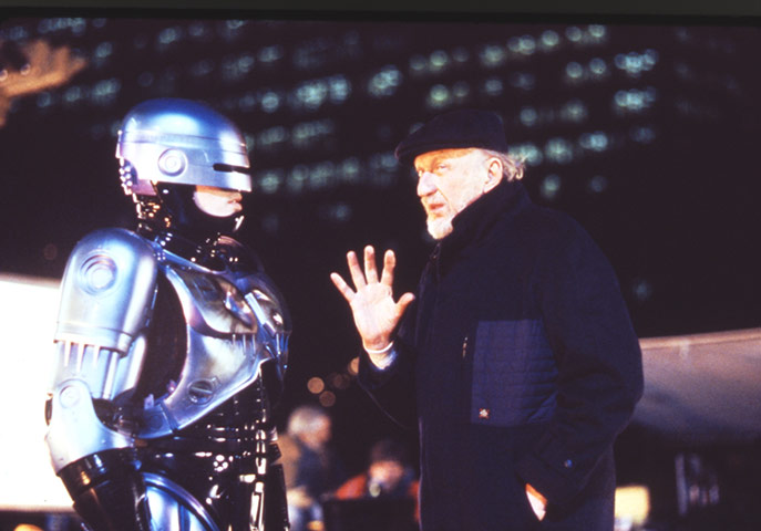 Irvin Kershner Obituary: Irvin Kershner, right, and actor Peter Weller