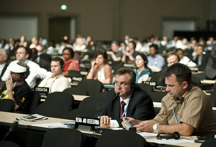 Cacun COP16 update: Picture taken during the plenary session