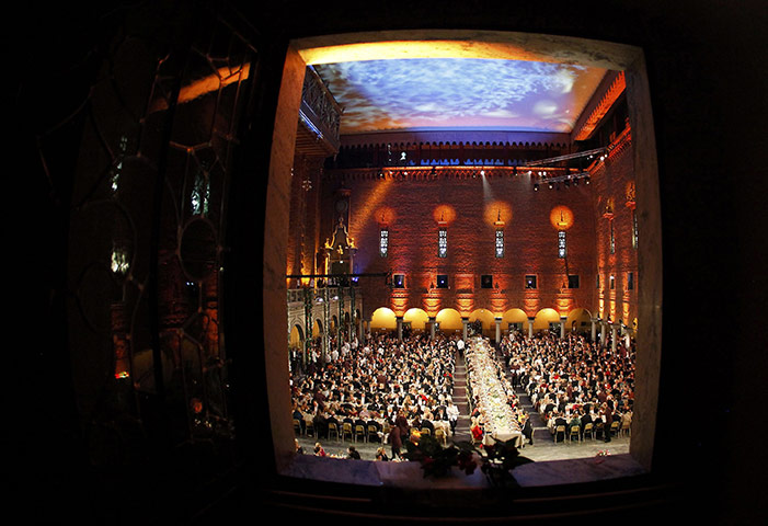 24 Hours in Pictures: General view shows Nobel Banquet in Stockholm