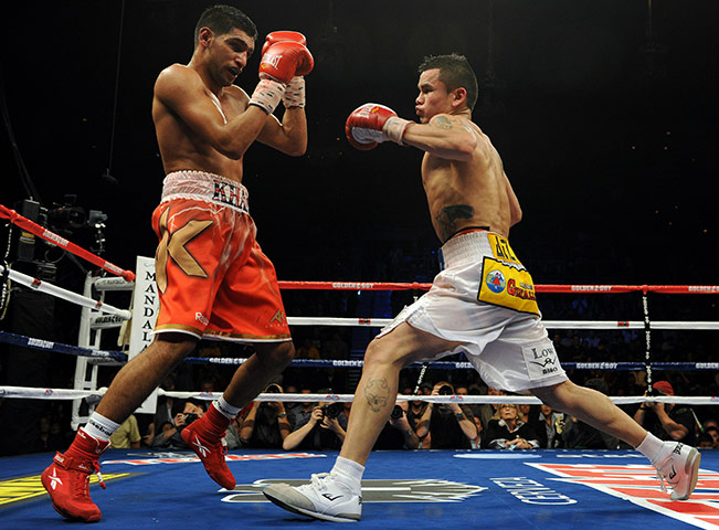 boxing: Challenger Marcos Maidana of Argentina (