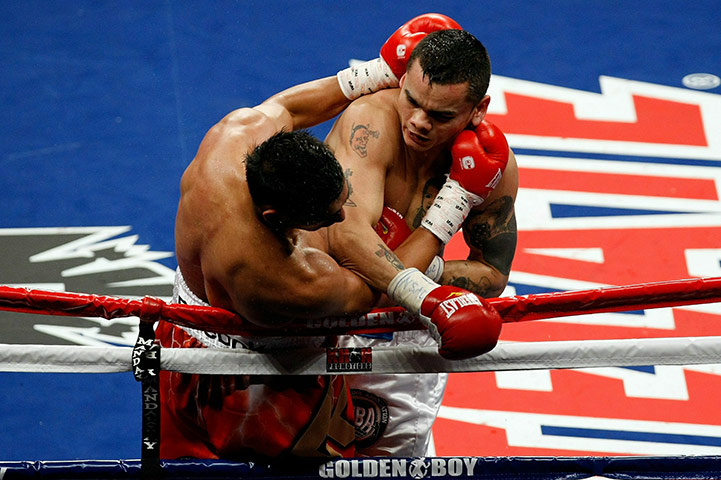 boxing: Amir Khan v Marcos Maidana