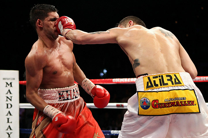 boxing: Amir Khan v Marcos Maidana