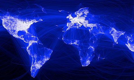 Facebook friends map