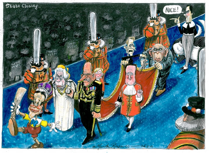 Martin Rowson: Nick Clegg/David Cameron