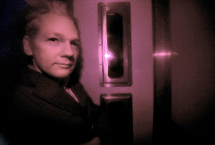 Julian Assange Trial: Wikileaks founder Julian Assange is pict