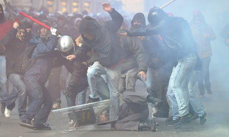 Riots in Rome, 14 December 2010