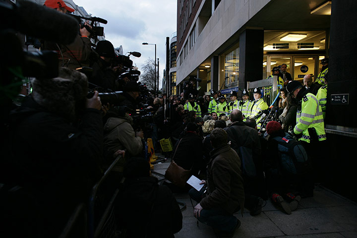 Julian Assange Trial: Julian Assange appears at Westminster Magistrates Court