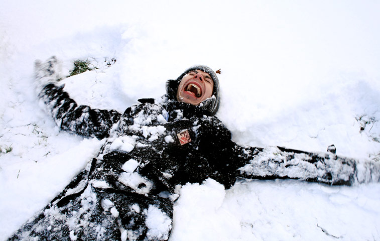 In Pictures: Angel: snow angel