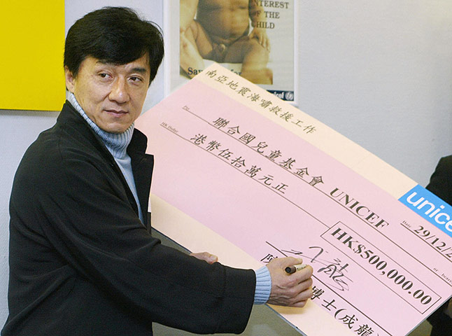 MDG:  Celebrities 2: Hong Kong and Hollywood action hero Jack