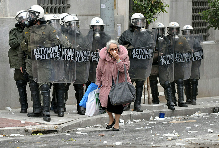 Riots in Athens: Clashes As General Strike Cripples Athens