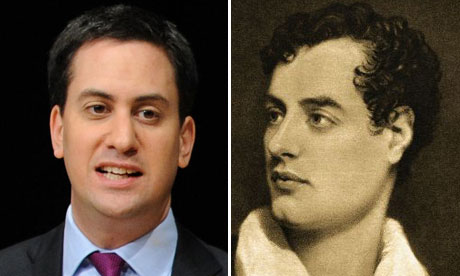 Ed Miliband and Lord Byron