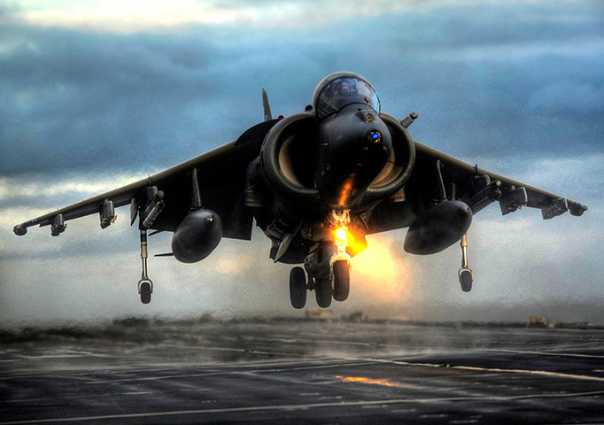 Harrier Jets Cuts: Harrier ends life in RAF