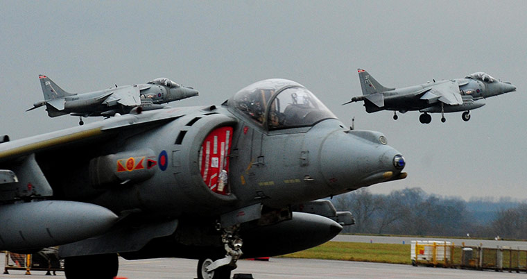 Harrier Jets Cuts: Last Harrier flight