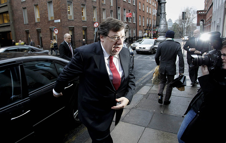 Business Week in Pictures: Irish Prime Minister Brian Cowen in  Dublin