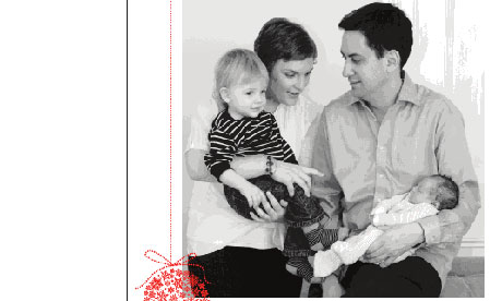 Ed Miliband's Christmas card for 2010.