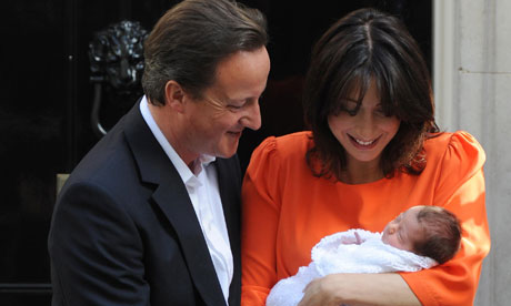 Picture chosen by David Cameron for his Christmas card 2010.