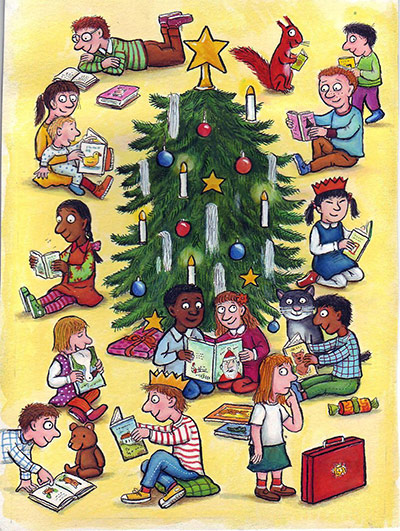 Leader Christmas Cards: British Chancellor Gordon Browns Christmas Card 2006