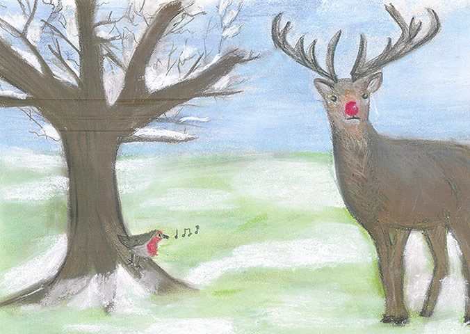 Leader Christmas Cards: Vince Cable's Christmas card from 2007