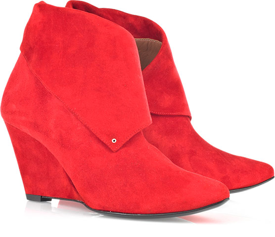 Key trends: Red: Fold-over boots