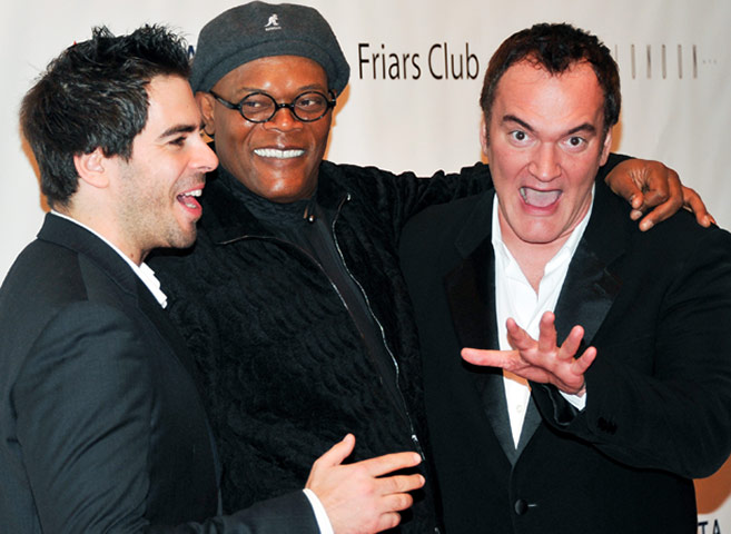 Tarantino roast: Eli Roth, Samuel L. Jackson, Quentin Tarantino