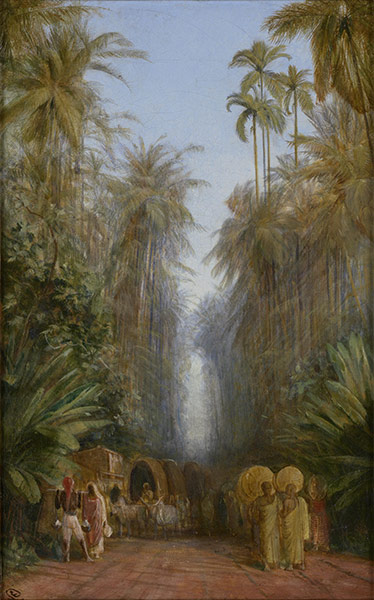 Government Art Collection: Edward Lear: Road near Galle, Ceylon 