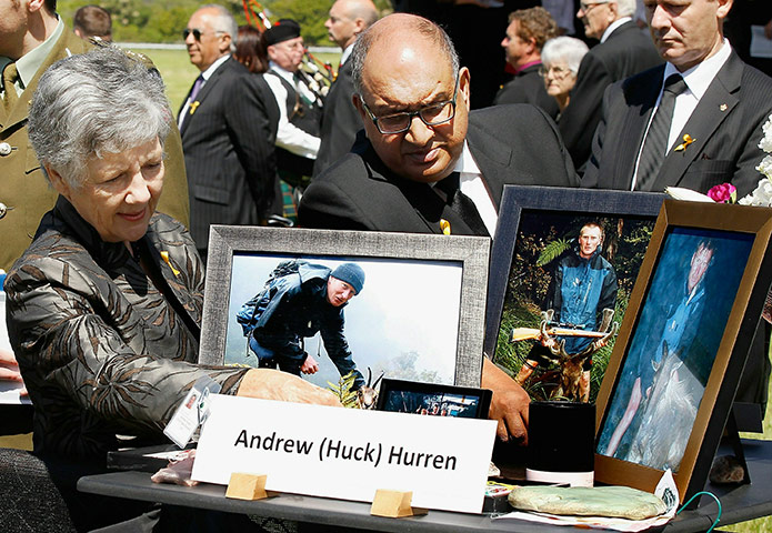 Fern tribute at New Zealand miners memorial service